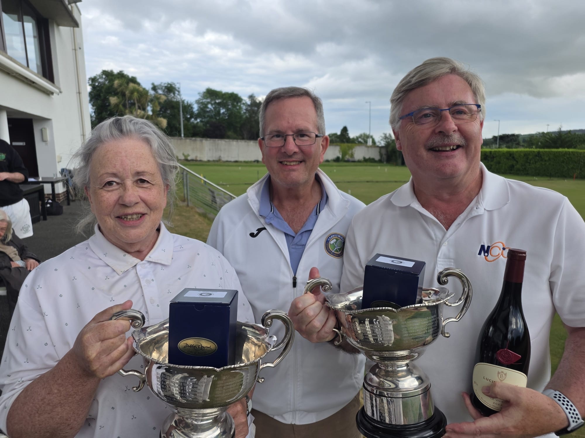 Alan Looney & Celine Reilly Coronation Bowls Doubles Winners